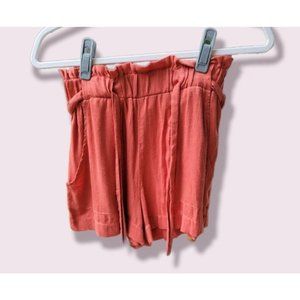 Altar'D State Orange Flowy Shorts